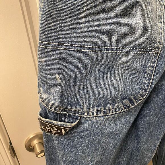 Y2K Denim Distressed Mecca Medina Carpenter Jeans Size 32 x 30 - Picture 5 of 7